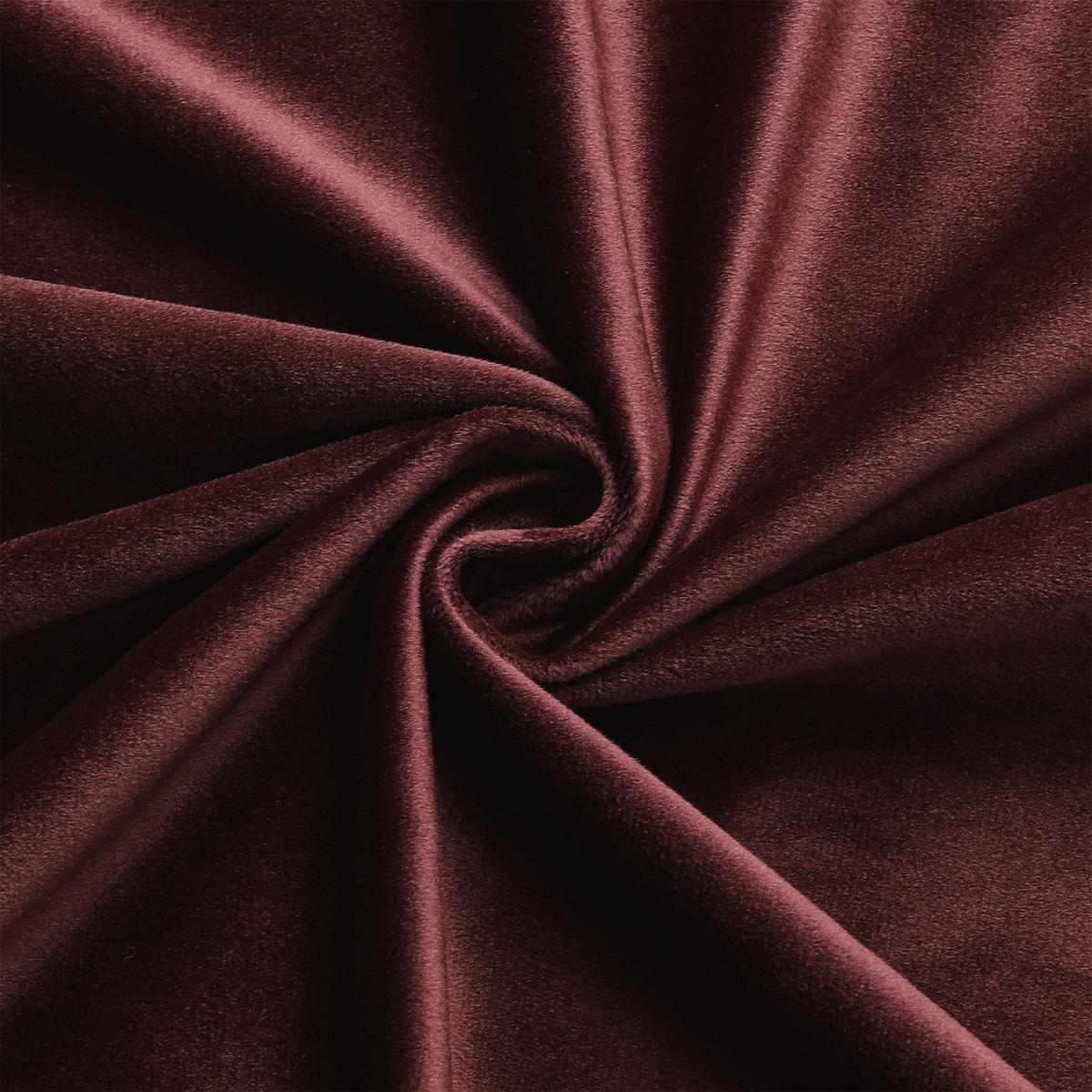 VORHANG Ösen Samt 140/245 cm Bordeaux - Bordeaux, Textil (140/245/245cm) - TiborTex
