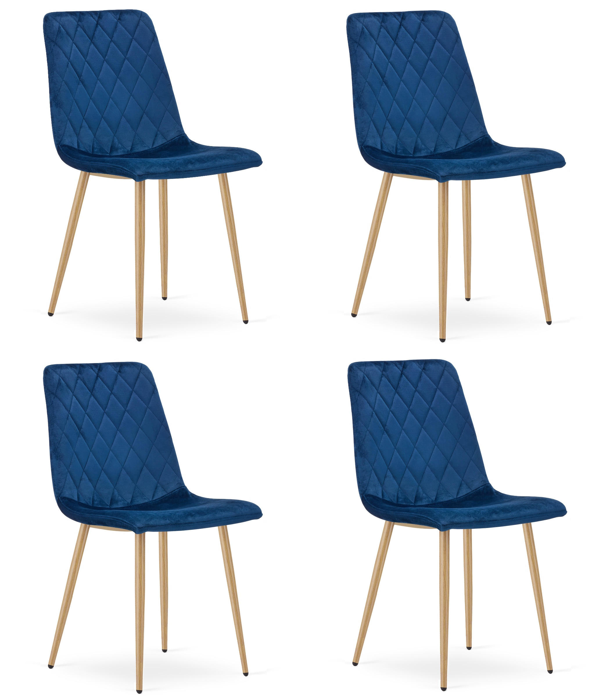 Valora Esszimmerstuhl Dunkelblau 44.5x88.5x53 cm
