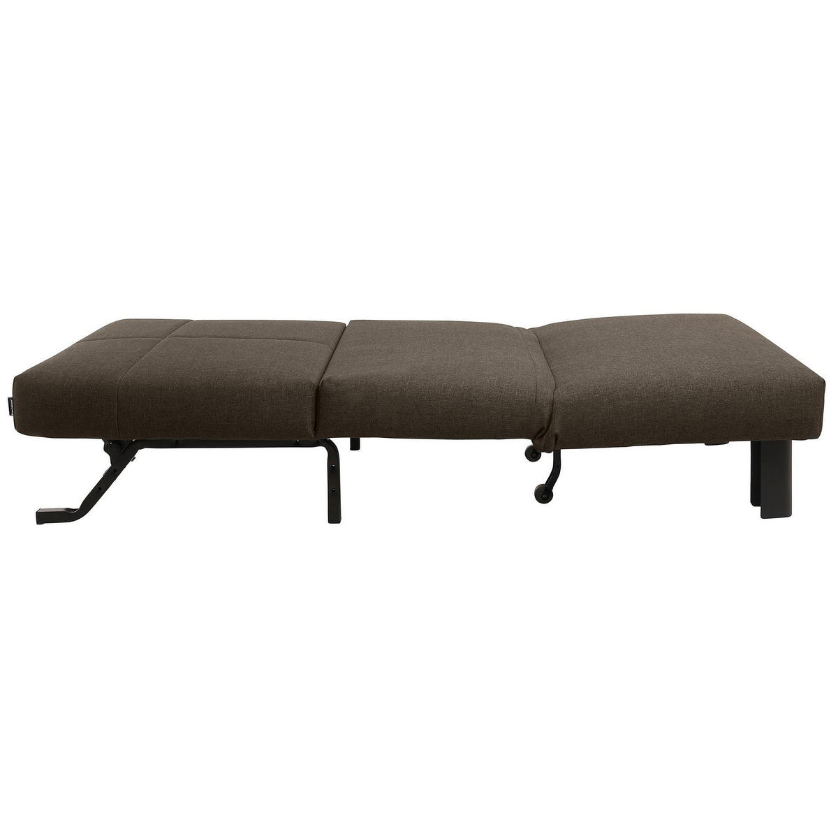 FALTSESSEL Kalomira Bezug Flachgewebe Metall schwarz / braun - Braun, Kunststoff (100/85/85cm) - 58aufmkessel