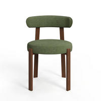 ESSZIMMERSTUHL Chenille-Samt Khakigrün 51cm - Olivgrün/Grün, Textil (51/79.5/54.5cm) - Sia Home