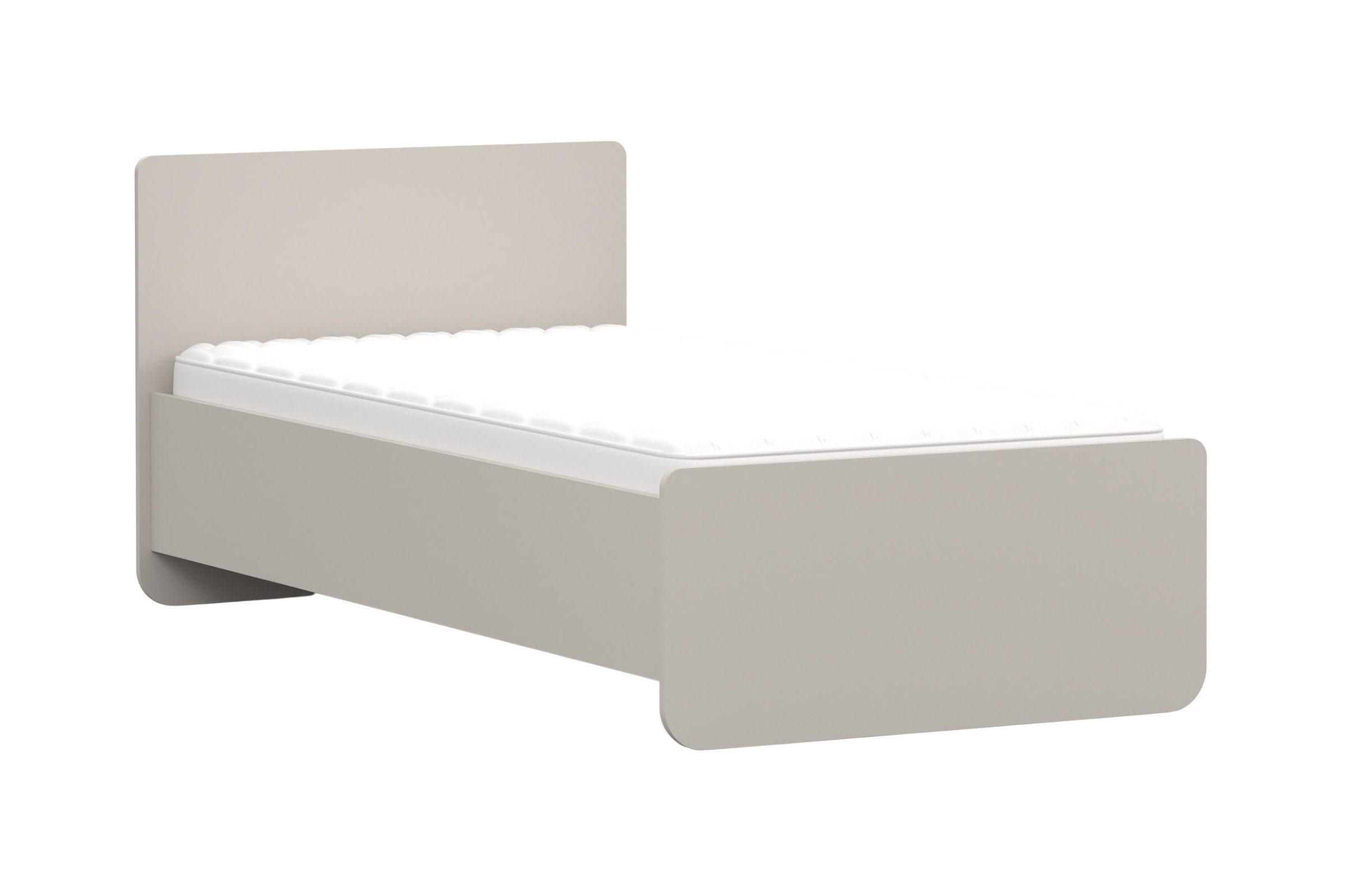 JUGENDBETT MARCO 06 90/200 cm in Kaschmir - Kaschmir, Holzwerkstoff (90/200cm) - Deine Möbel 24