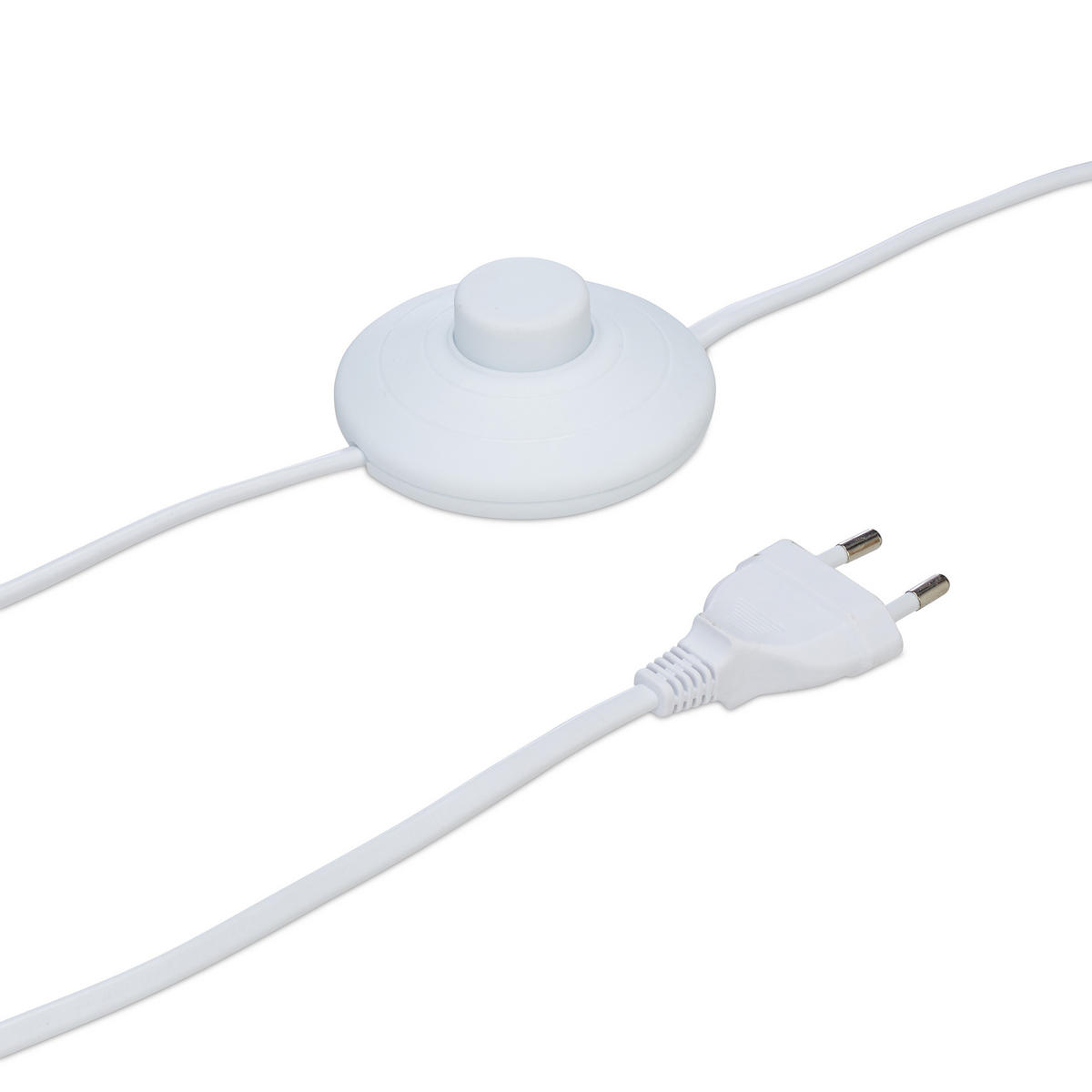 STEHLAMPE - Silberfarben, Kunststoff/Textil (40/40/148.5cm) - Relaxdays