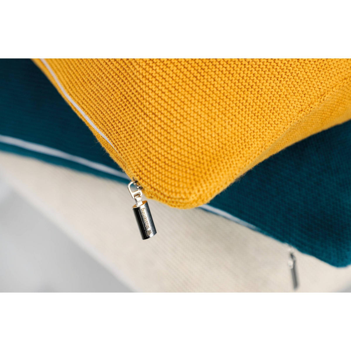 ZIERKISSENHÜLLE DEKOKISSENHÜLLE TANGO - Cognac, Textil (45/45cm) - Musterring