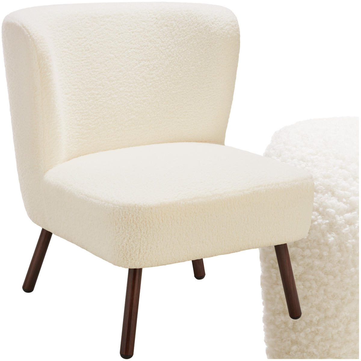 COCKTAILSESSEL Teddy Robina,62 x 73 x 74,weiß - Weiß, Kunststoff (62/74/73cm) - tectake