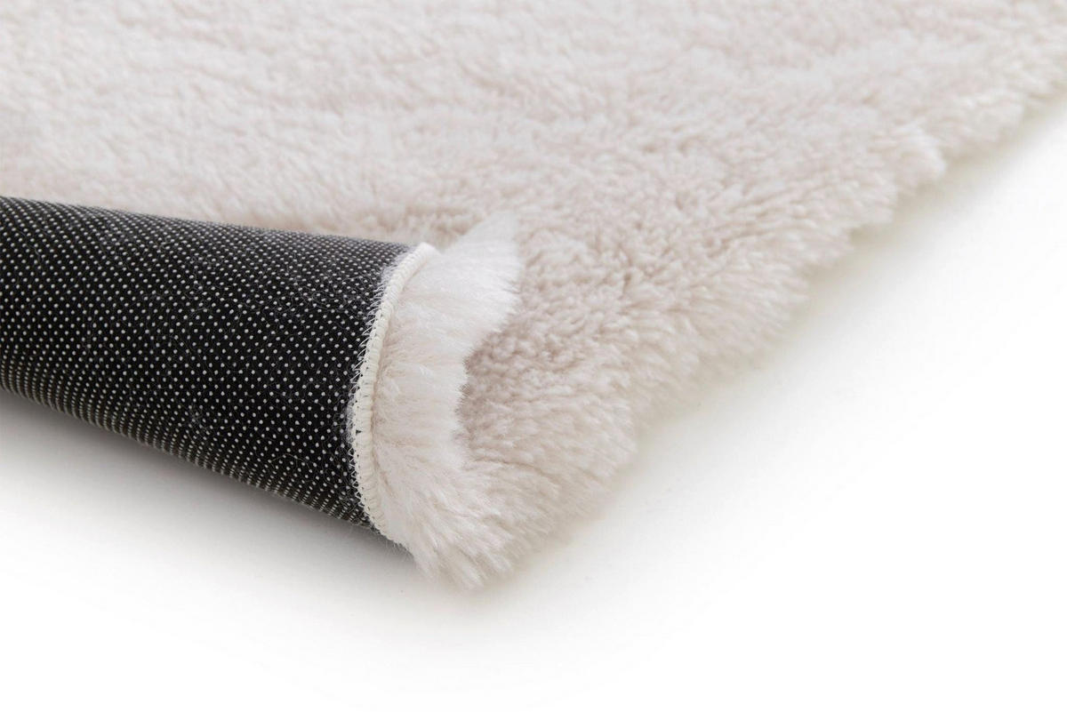 TEPPICH Shaggy ultraweich Wolloptik beige - Beige, Textil (160/230cm) - AFK Living