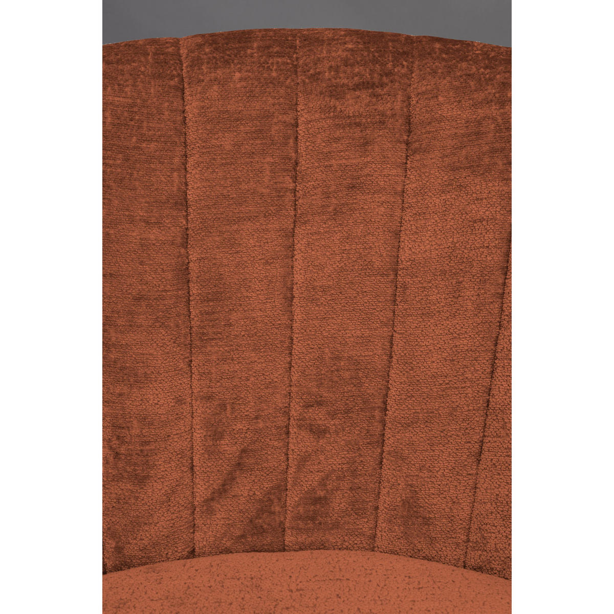 SESSEL Georgia Terracotta - Rot, Holz (77/71/73.5cm) - Dutchbone
