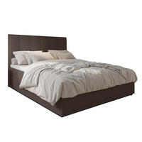 BOXBETT MEREA 180x200 cm mit Bettkasten und Matratze - Braun - Schwarz/Braun, Holz/Holzwerkstoff (180/200cm) - AX Living