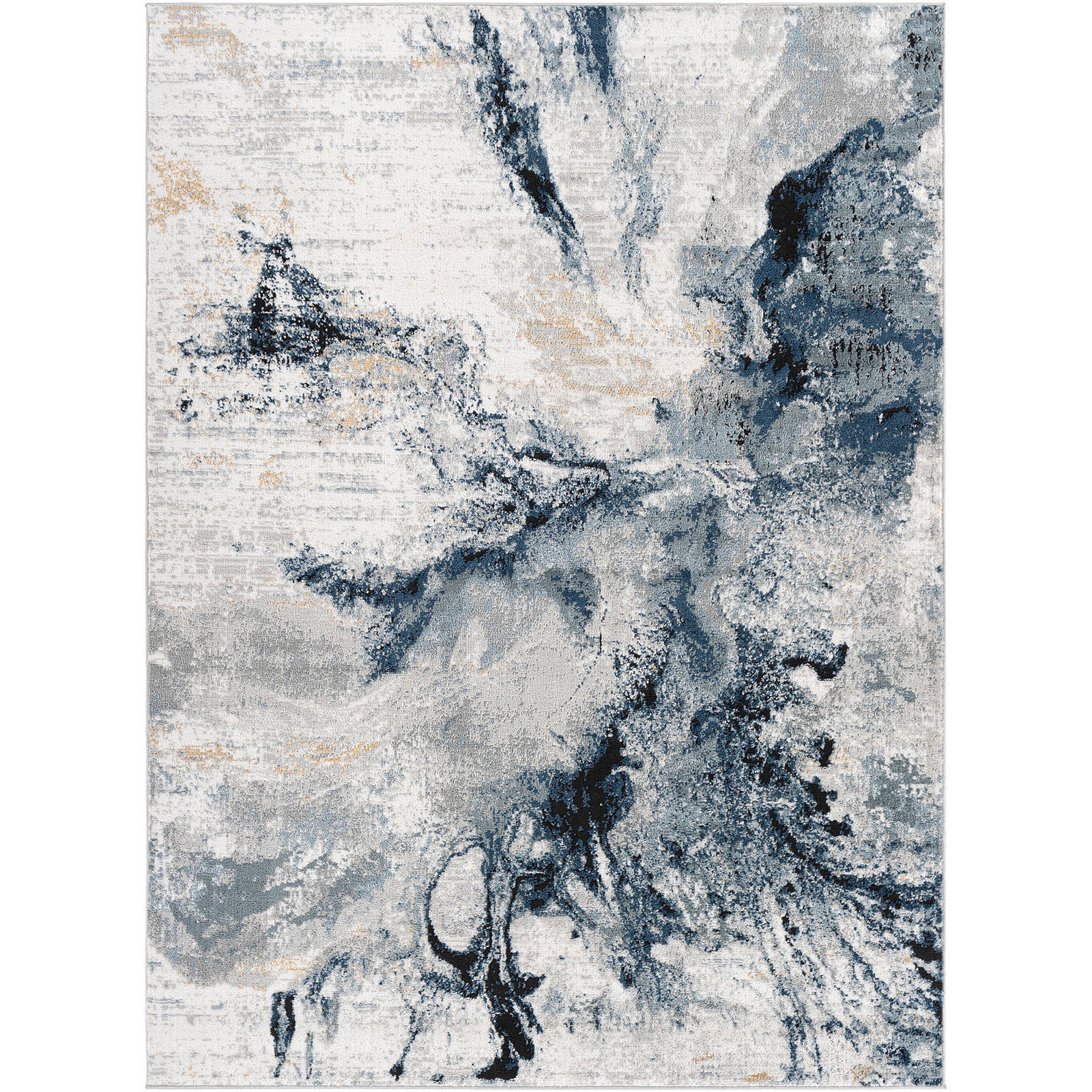 KURZFLORTEPPICH 160/220 cm Grau - Blau/Grau, Naturmaterialien/Textil (160/220cm) - LIVABLISS