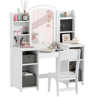 KINDERSCHMINKTISCH DE-18636 Weiß - Weiß, Holzwerkstoff (40/112/104cm) - ComfortXL