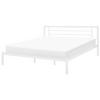 METALLBETT 180/200cm Weiß Cusset - Weiß, Metall (180/200cm) - Beliani