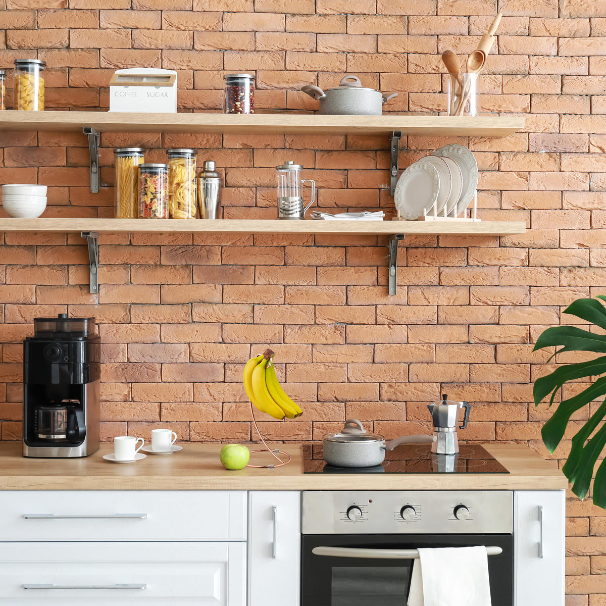 BANANENHALTER - Kupferfarben, Metall (17/33/17cm) - Relaxdays