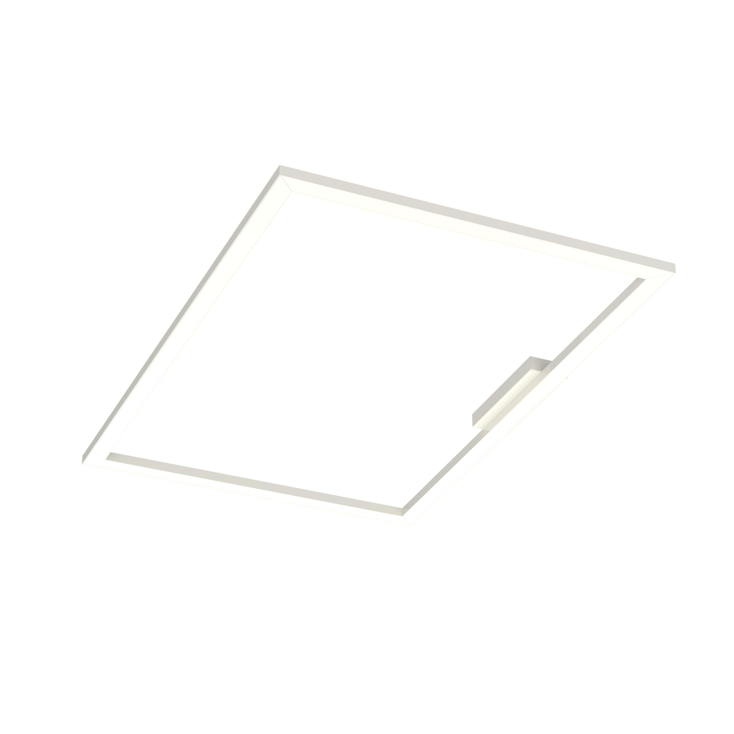 Lumicom Led-Deckenleuchte Weiß Hochglanz 90x100x60 cm