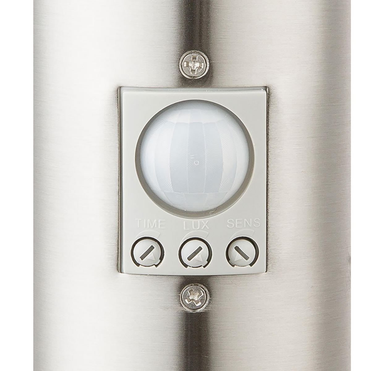 WEGELEUCHTE Edelstahl Anthrazit 2er Set - Anthrazit, Metall (12.7/12.7/45cm)