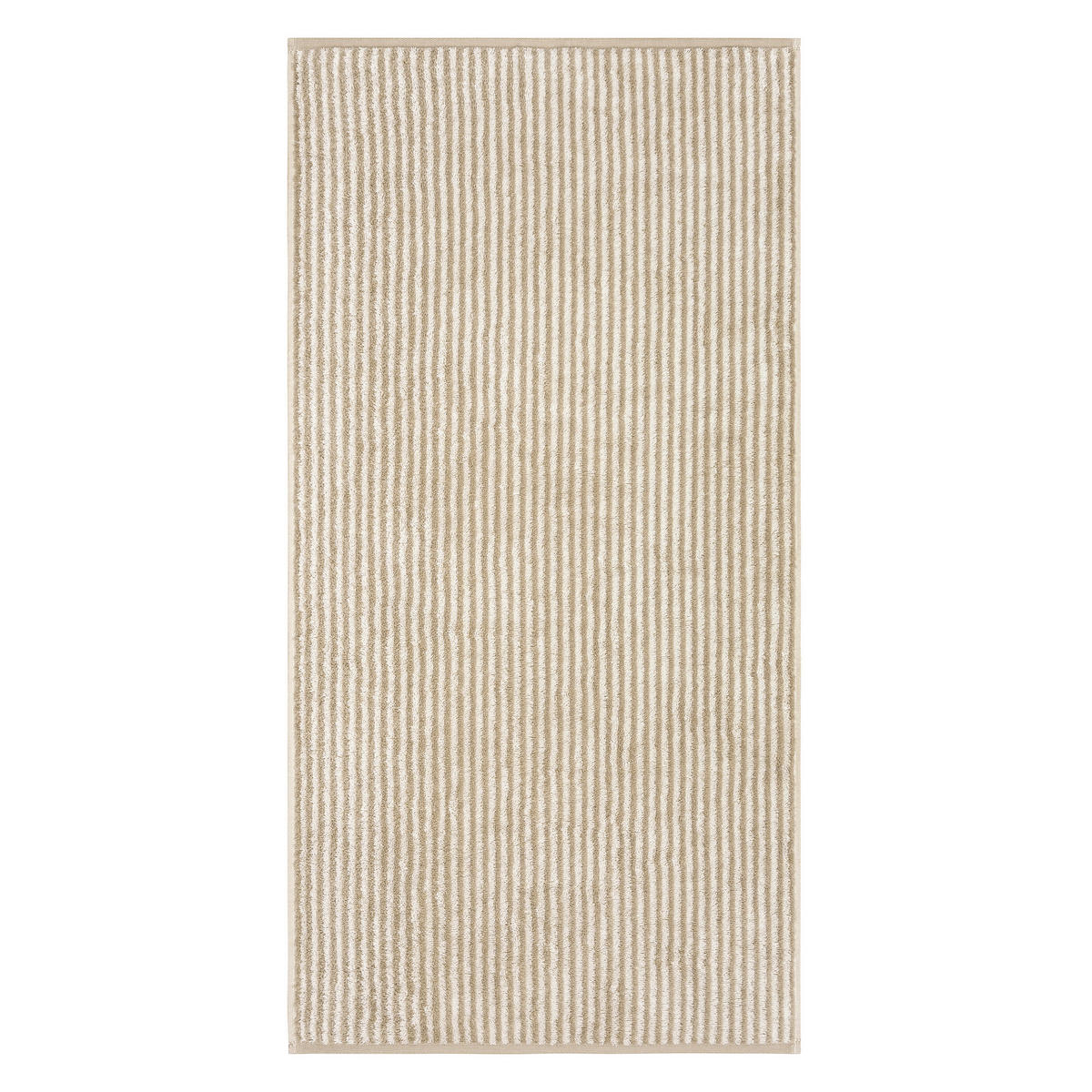 DUSCHTUCH TWO-TONE STRIPES 480 SAND - 33 - Beige, Textil (80/150cm) - Cawö