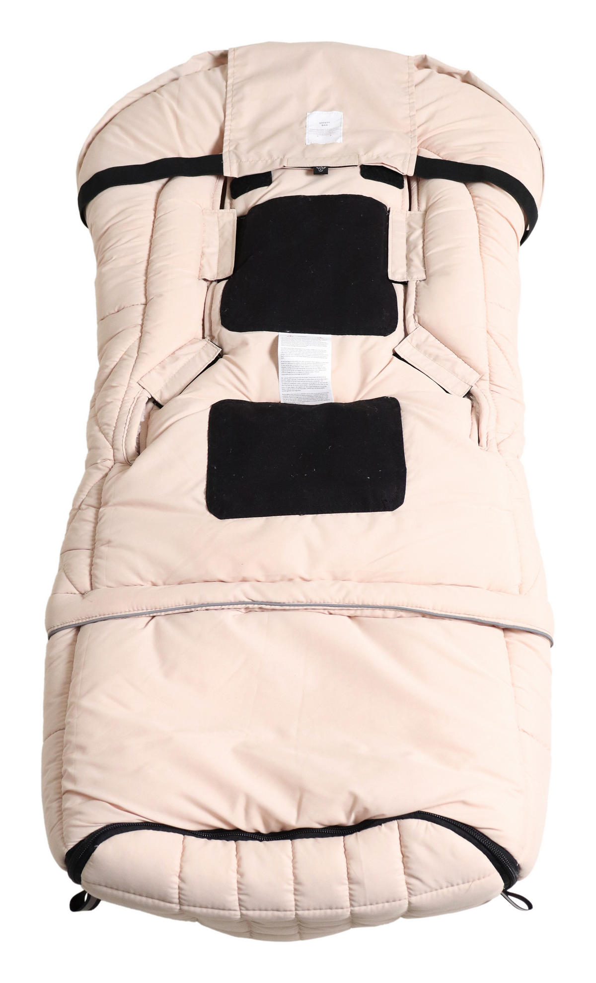 KINDERWAGEN-FUSSSACK Moony 2in1, Sherpa Fleece cream, sand - Beige, Textil (48/10/105cm) - Kaiserbaby
