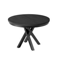ESSTISCH ALICANTE Ausziehbar 100 - 140 / 100 x 75 cm - Schwarz, Holz (100/100/75cm) - MASSENO
