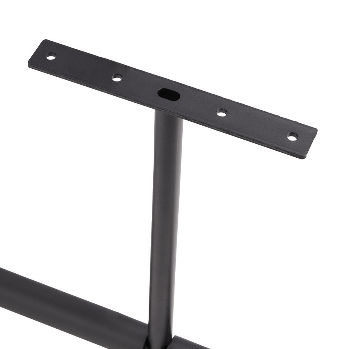 DECKENHAKEN 2 Stück T-förmige in Schwarz Vielseitig einsetzbar Belastbarkeit 43,5 x 29 cm - Schwarz, Metall (29/1/43.5cm) - Livingandhome