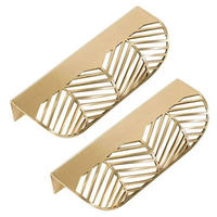 MÖBELGRIFF 2er-Set - Goldfarben, Metall (11.7/2.3/11.7cm)