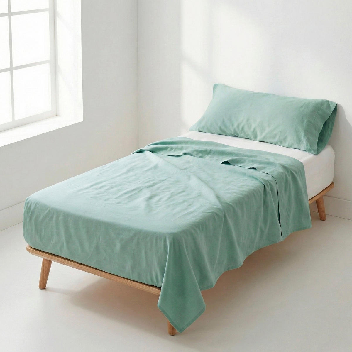 OBERLAKEN set 2 teiliges Basic Minze 180x270 cm (Komfortgrösse) - Mintgrün, Textil (180/270cm) - Happy Friday