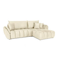 ECKSOFA Collin Mit Schlaffunktion - Beige, Holzwerkstoff/Textil (185/280cm) - Fun Möbel