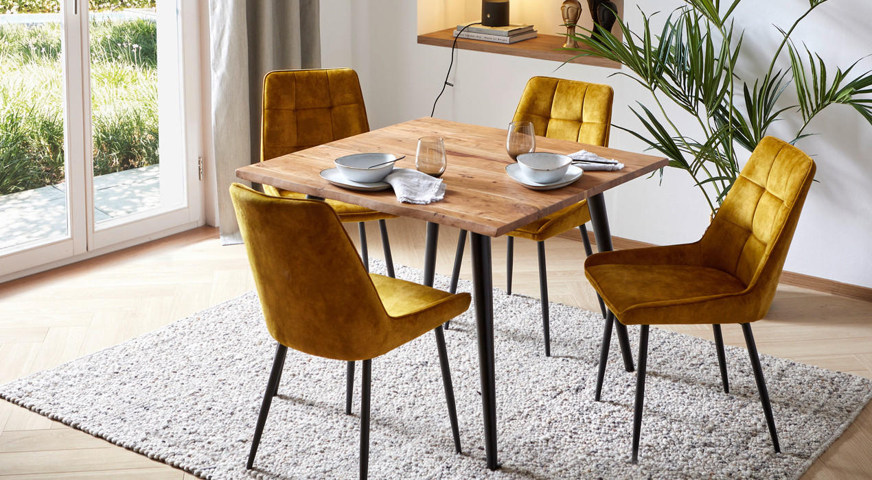 Esstisch quadratisch vollmassiv Holz