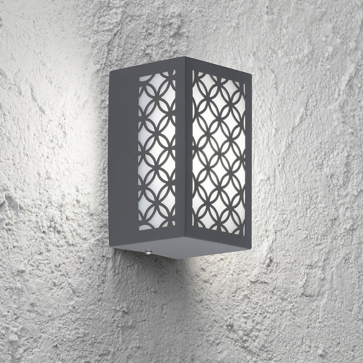 LED AUSSENLEUCHTE Aluminium Anthrazit - Anthrazit, Metall (9/8.5/15cm) - Wofi