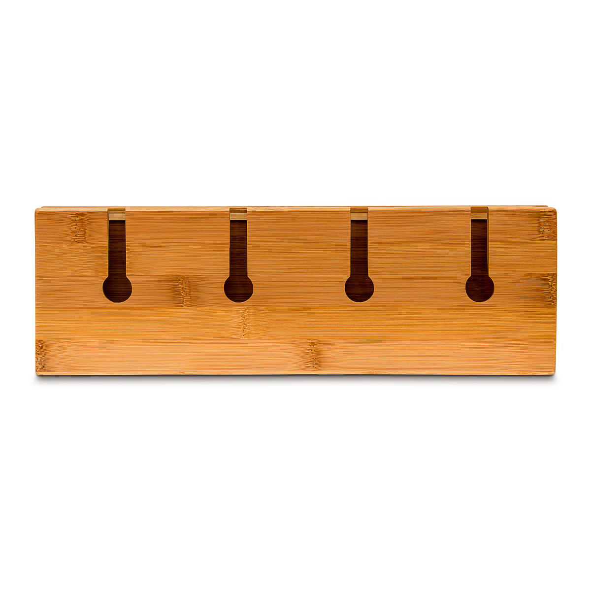 WEINREGAL - Hellbraun, Holz (11.5/17/36cm) - Relaxdays