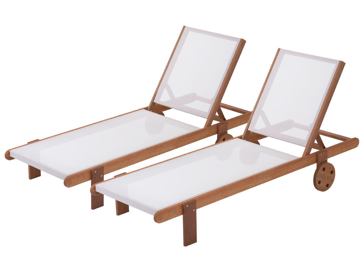 Habitat Garten Sonnenliege Beige 71x80x193 cm
