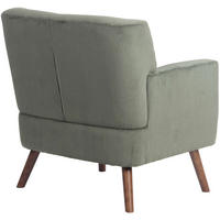 LOUNGESESSEL Muscat Cord Grün Sessel Lounger - Grün, Textil (72/80/74cm) - DELUKE