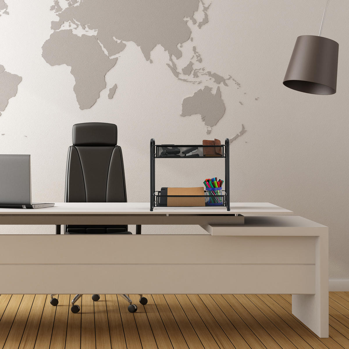 GEWÜRZREGAL - Silberfarben, Kunststoff/Metall (44/40/17.5cm) - Relaxdays