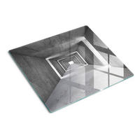 GLASPLATTE 60x52 cm Beton - Grau, Glas (60/0.4/52cm) - TULUP