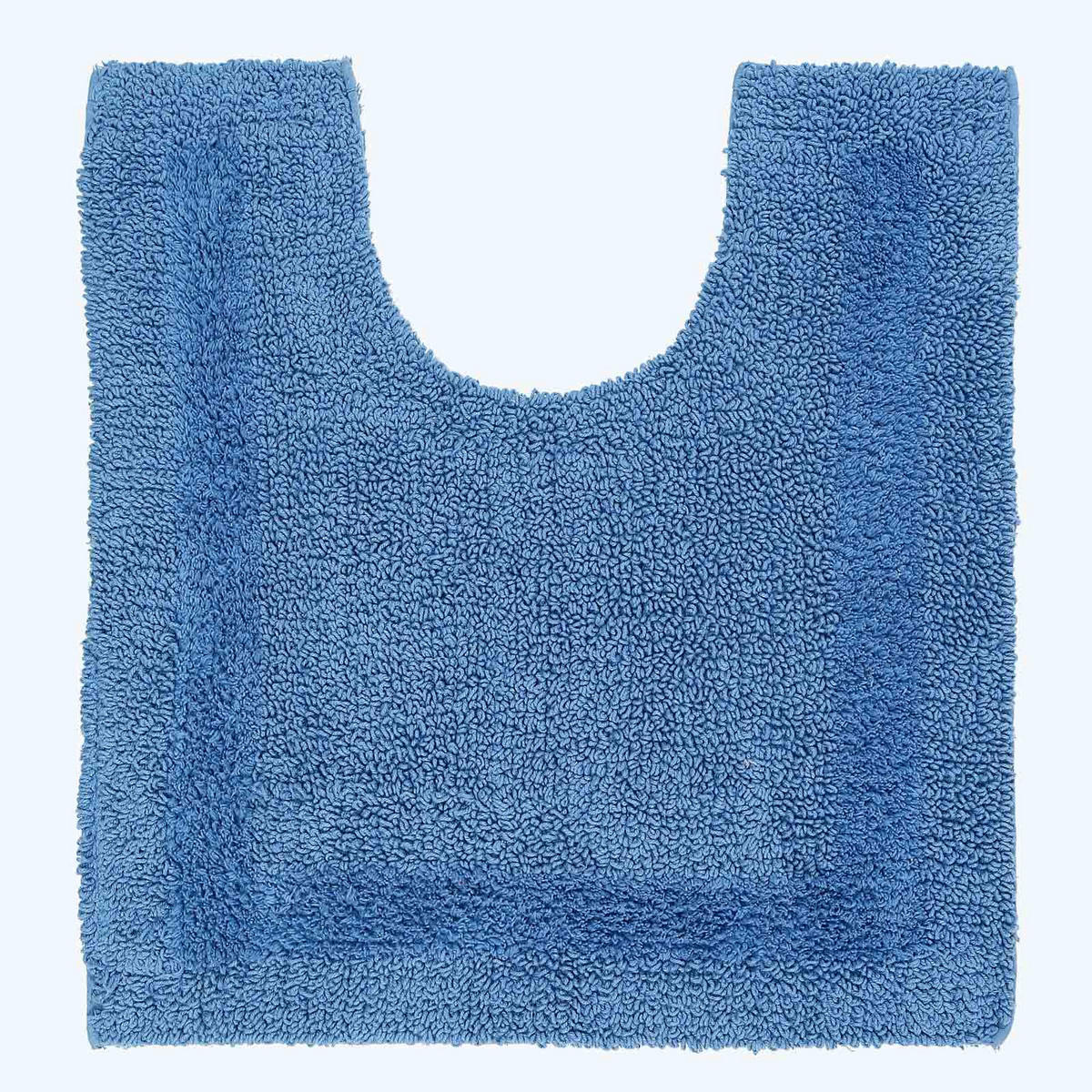 BADGARNITUR 2-teilig, Badematte & WC-Vorleger, wendbar - Blau, Textil (50/80cm) - Homescapes