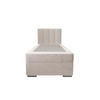 BOXBETT ZILANO 2 mit Matratze H3 und Topper 90x200 Itaka 16 rechts - Creme, Holz/Textil (90/200cm) - Bedante