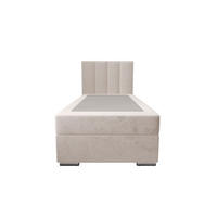 BOXBETT ZILANO 2 mit Matratze H3 und Topper 90x200 Itaka 16 rechts - Creme, Holz/Textil (90/200cm) - Bedante