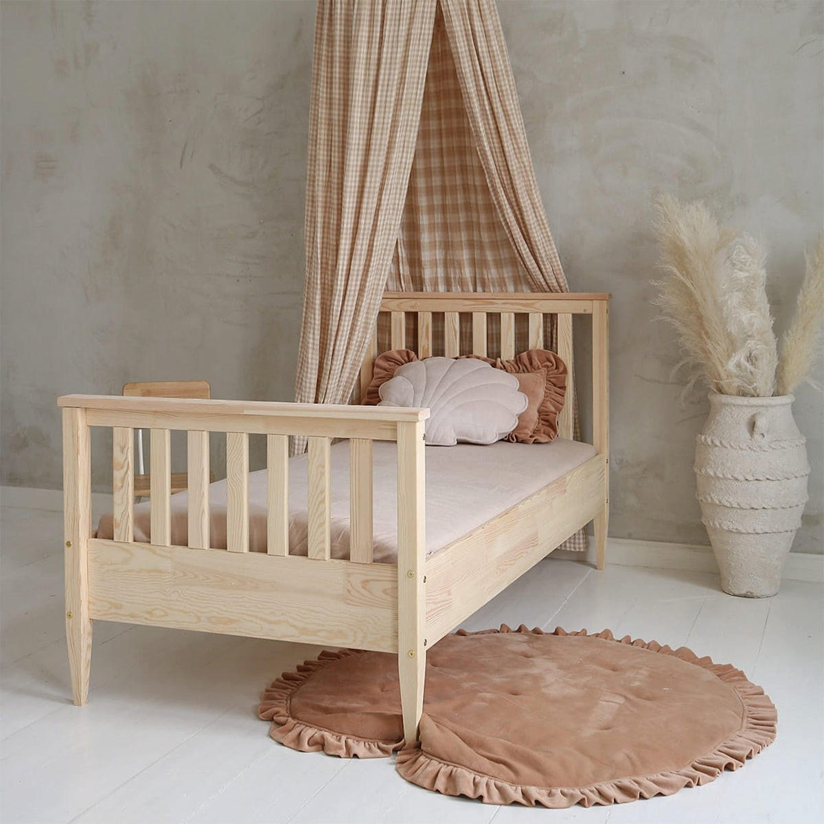 POSTEL 90/190 Joséphine Přírodní dřevo - hnědá, dřevo (90/190cm) - Petits-meubles
