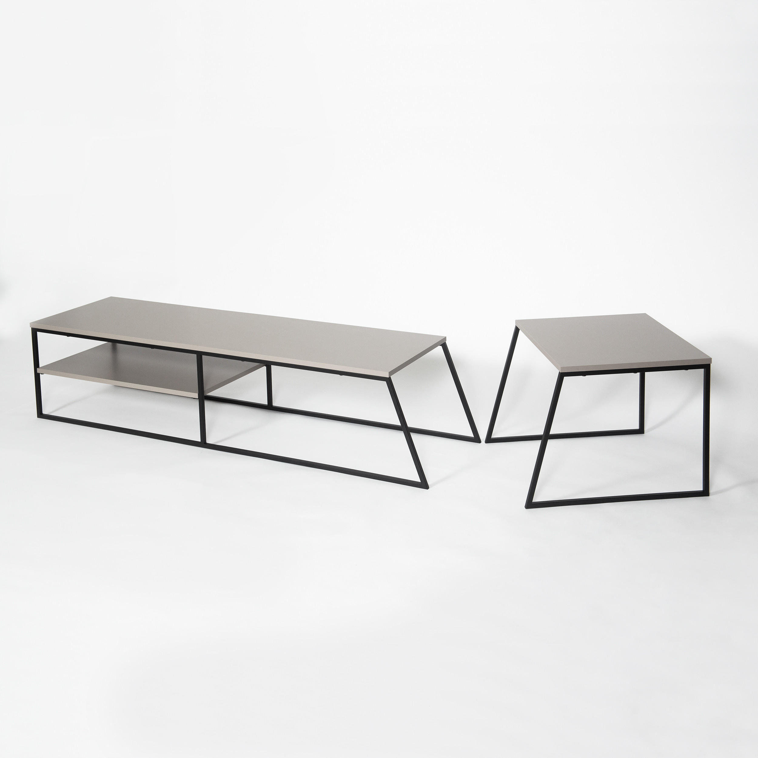 Decortie Tv-Set Mokka 163x38x45 cm