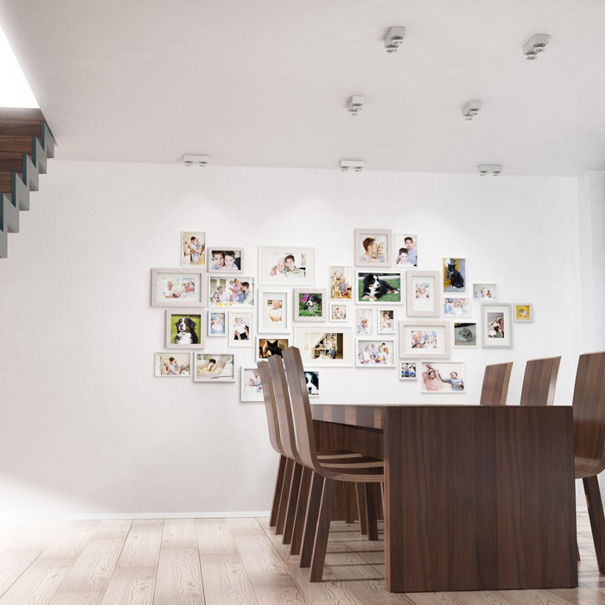 DECKENLEUCHTE MARVEL II Aluminium 100 W - Silberfarben, Metall (118/4/5cm) - Rendl