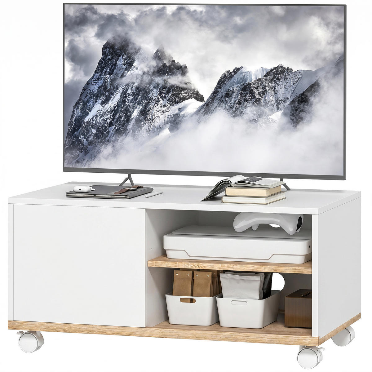 TV-MÖBEL Multicolor 1 Stück - Multicolor, Holzwerkstoff (80/39/45cm) - GiPP