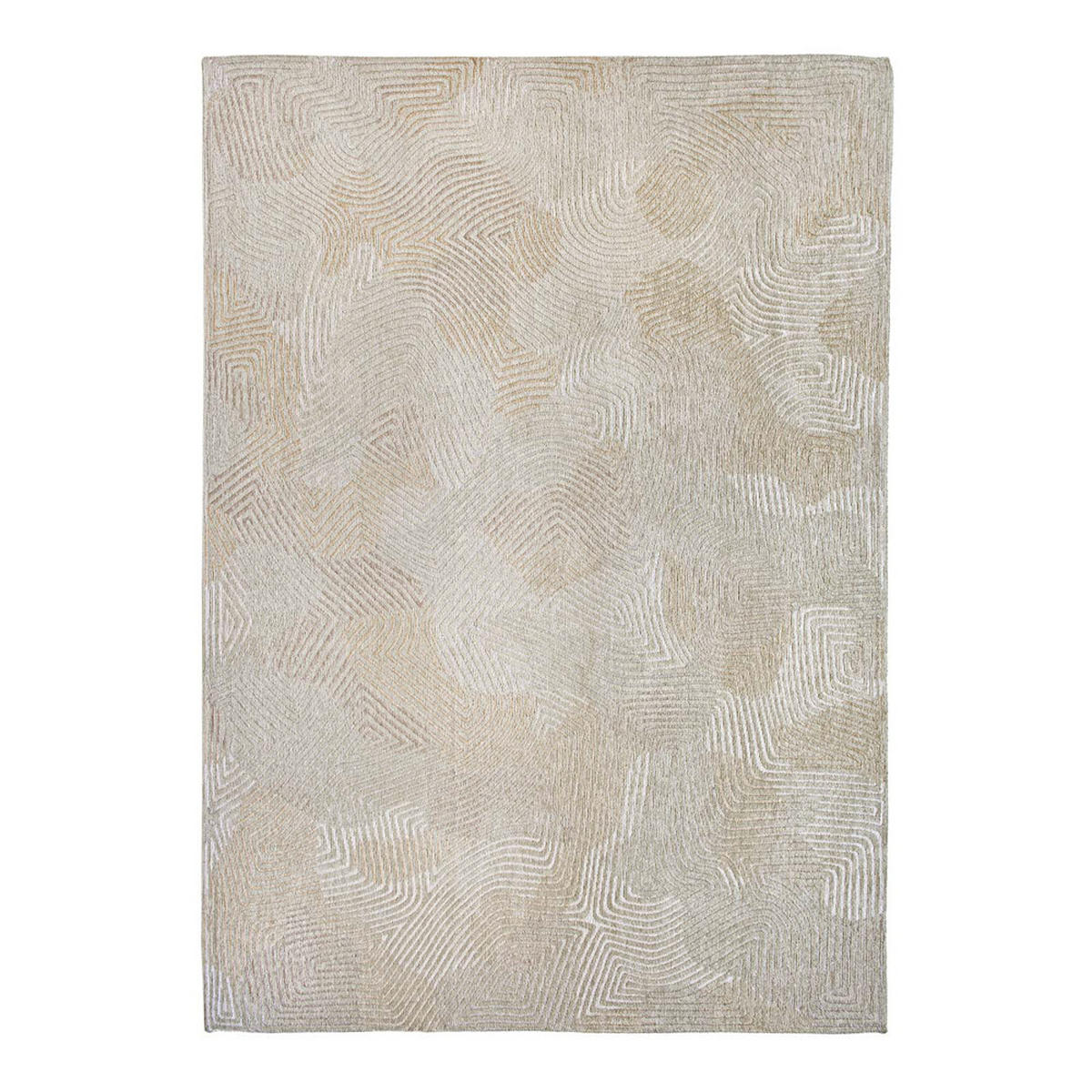 TEPPICH Shell Beige Meditation 170/240 cm - Beige, Textil (170/240cm) - Louis De Poortere