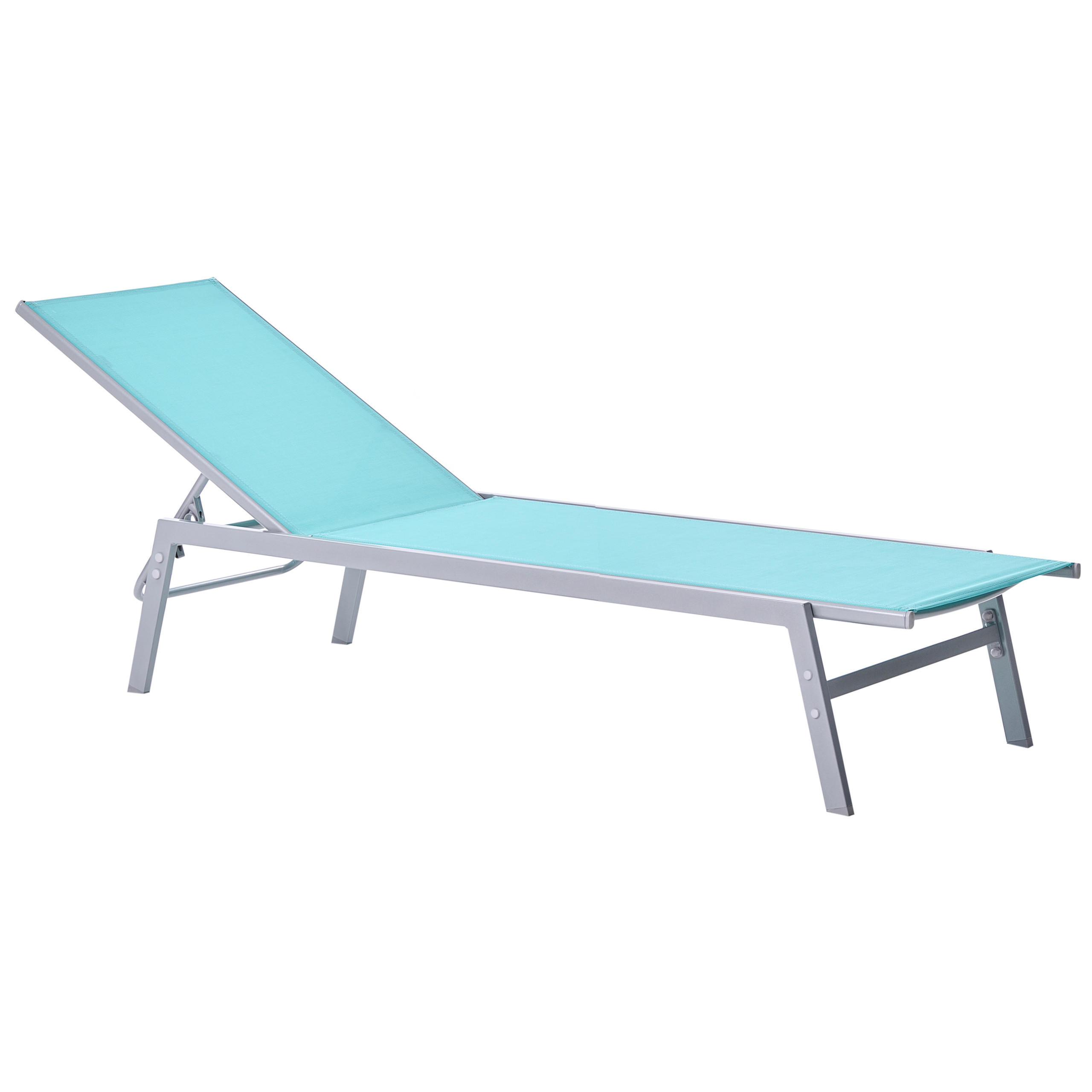 VRTNA LEŽALJKA plavi Noli - plava, metal (53/96/154cm) - Beliani