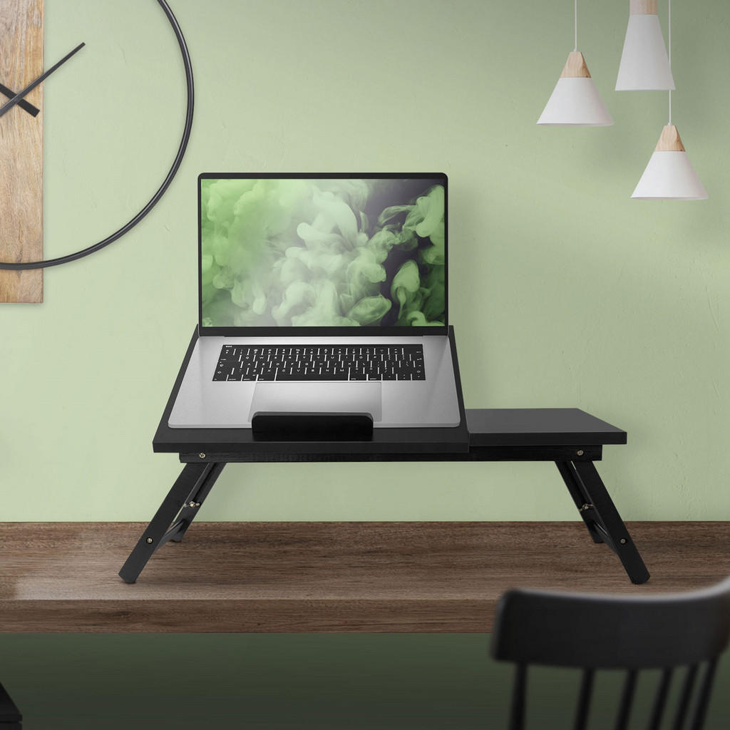 Thumbnail - Ml-Design Laptoptisch, Schwarz, Holzwerkstoff, 34.5x26.5x74 cm, Arbeitszimmer, Schreibtische, Computertische