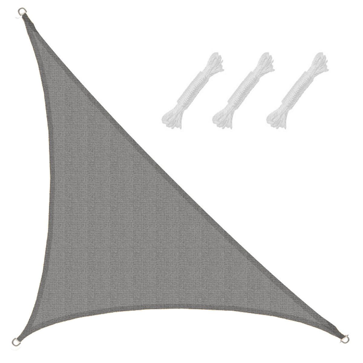 SONNENSEGEL Luftdurchlässig 600/420 cm Beige - Grau, Kunststoff (420/600cm) - Amanka