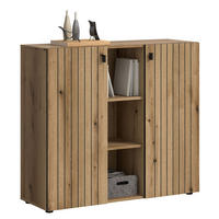 SCHUHKOMMODE Luv (B/H/T: ca. 106/96/37 cm) in Evoke Oak Nachbildung/Evoke Oak Nachbildung - Eichefarben, Holzwerkstoff (106/96/37cm)