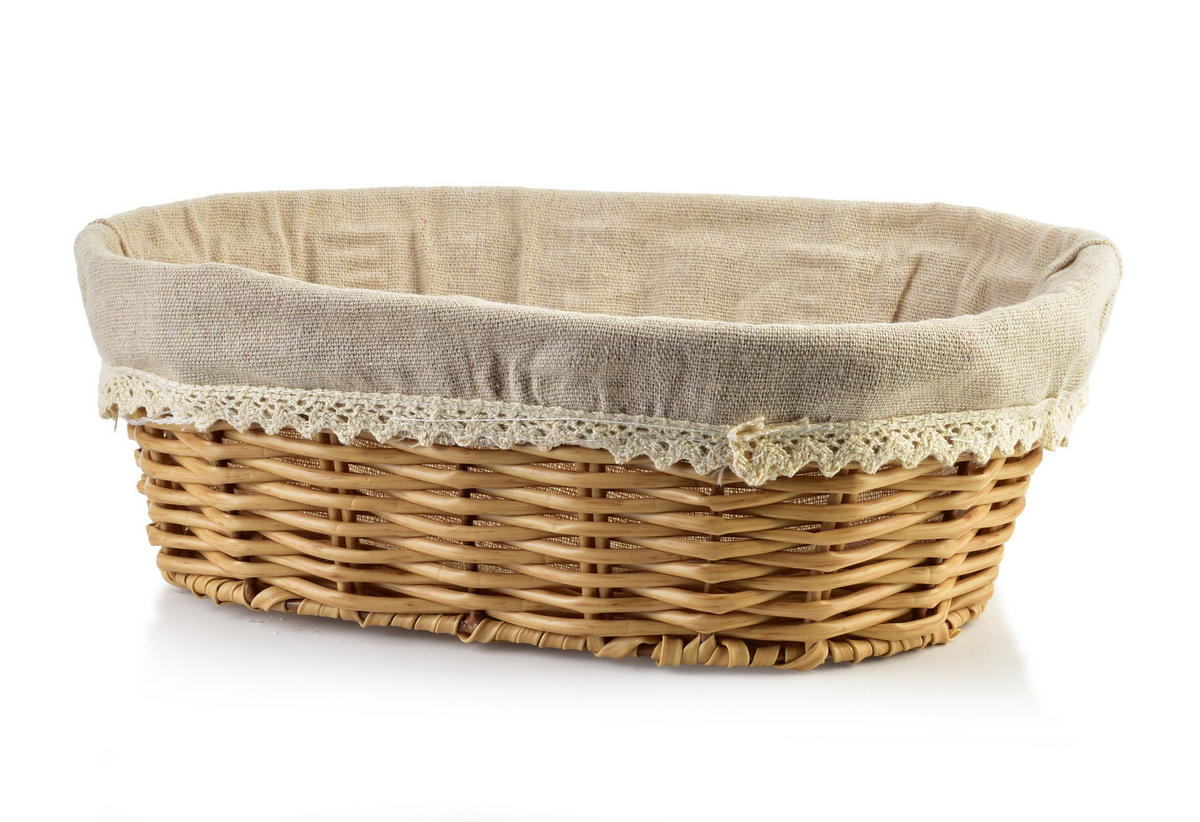 BESTECKKORB Sino Beige 28.5/20/10 cm Holz - Beige, Holzwerkstoff (20/10/28.5cm) - Mondex