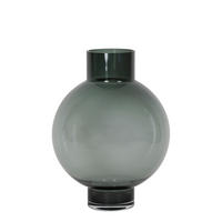 VASE Keisha Grau Ø34,5/46 cm - Grau, Glas (34.5/46cm) - Light & Living