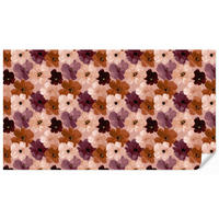 TAPETE - Blumen - Abstrakt - Erdtöne - 500x280 cm - Multicolor, Papier (500/280cm) - OnlyWow