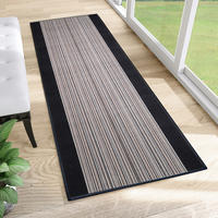 TEPPICHLÄUFER Anti-Rutsch Graphitfarben rutschfest Gummiunterlage 80/100 cm - Graphitfarben, Textil (80/100cm) - Tapiso