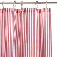 DUSCHVORHANG – Rot (180 × 180 cm) - Hellrot, Textil (180/180cm)