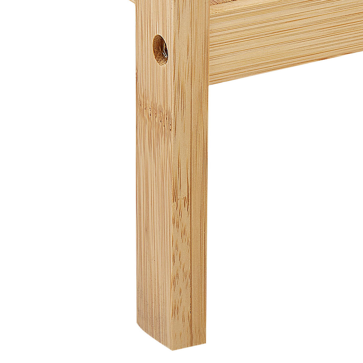 RAFT bambus maro deschis Baxley - maro, lemn (37/78/33cm) - Beliani