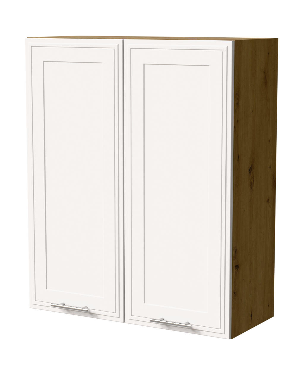HÄNGESCHRANK Salo W4/80 Eiche Artisan / Weiß Matt 80 / 32,5 / 96cm - Eiche Artisan/Weiß, Holz/Holzwerkstoff (80/96/32.5cm) - Feldmann-Wohnen